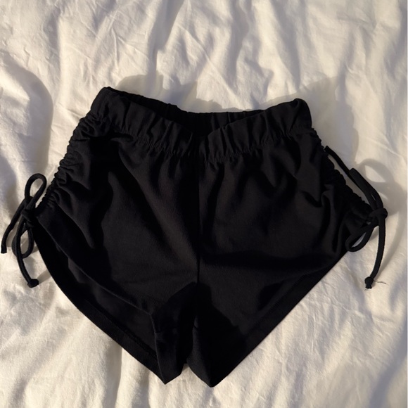 5 Dance wear Black Athletic Shorts with Elastic Waistband - Picture 1 of 4